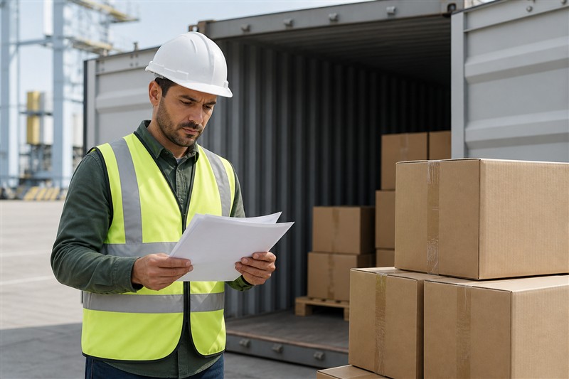 Customs clearance logistics